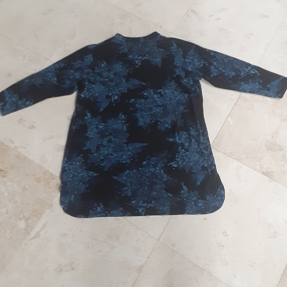 Magna Fashion Plus Size Cadet Collar Knit Top, Made In The Netherlands, Like New - Picture 8 of 10